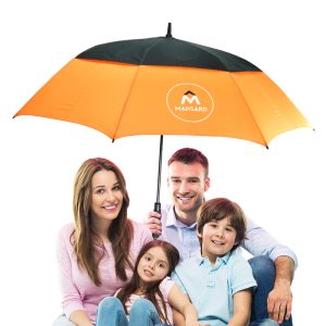 Customizable Golf Umbrella – Durable, Stylish, and Windproof with Double-Layer Vented Design