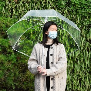 Dome Bubble Transparent Clear Umbrella 25 Inch