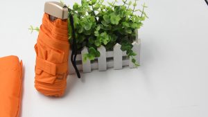 Pocket Size Portable 5 Fold Compact Mini Umbrella