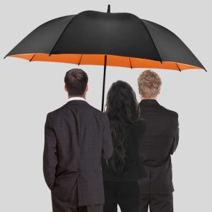 New Design High Quality Double Canopy Sun and Rain Strong Windproof Automatic Open Golf Umbrella