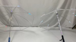 Innovative Transparent LED Umbrella Double Luminescence for Vibrant Rainy Days with Long-Range Light & Strobe Effects