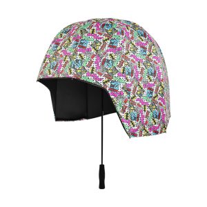 Promotional Creative Helmet Straight Umbrella All-Around Protection Rainy & Sunny Use