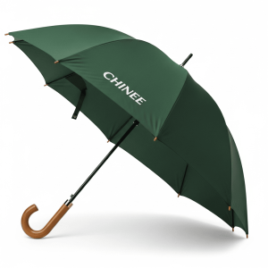 Customizable Promotional Green Golf Umbrella for Sports and Leisure Industries