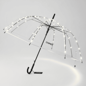 Customizable LED Illuminated Umbrella for Retail and Promotional Use