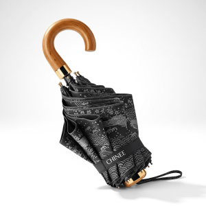 Customizable Compact Logo Umbrella for Business and Retail Industries