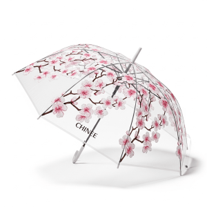 Customizable Elegant Floral Pattern Umbrella for Fashion and Outdoor Industry