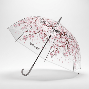 Customized Floral Design Umbrella for Fashion and Promotional Industry