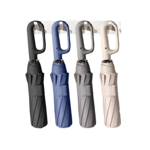 CHINEE 10 Ribs Automatic Car Reverse Fold Umbrella Reflective Strip Folding Umbrella Business Design with High Quality
