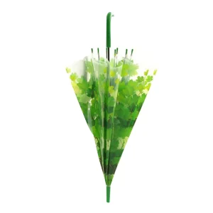 CHINEE 21 Inch 8 Bone Transparent Rain Umbrellas Ultra Light Women Parasol Rain Umbrellas Semi Automatic Female Umbrellas