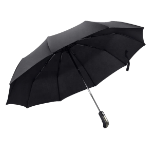 CHINEE 23 Inch Creative 10 Bones 3 Fold Automatic Folding Umbrella Business Men Women Umbrella with Logo
