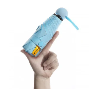 CHINEE 6PCS Panels Mini Travel Umbrella Small and Portable Pocket Umbrella 18cm Light Umbrella Custom Logo