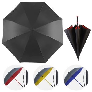 CHINEE Advertising Hotel Logo Eco Friendly Supplier Customized Logo Automatic Straight Umbrella With Logo Custom Umbrella
