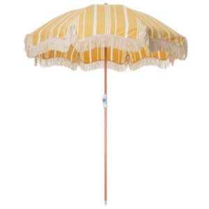 CHINEE Advertising Outdoor Wind Resistant Tassels Custom Beach Umbrella Fringed Parasol Tassel Sombrilla Sonnenschirm Quasten