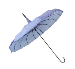 CHINEE Advertising Promotional Classic Style Long Handle Ladies Stick Sunproof Custom Straight Pagoda Parasol Umbrella