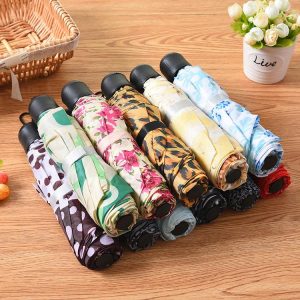 CHINEE Affordable Manual 3 Fold Umbrella Lightweight Portable Daily Commute Umbrella Unisex Household Umbrellas
