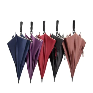 CHINEE Auto Open Windproof Water Proof Customized UV Golf Umbrellas 60 Straight Umbrella Automatic Umbrella for Promotion