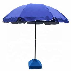 CHINEE Blue Color Custom Adjustable Beach Outdoor Parasol Sun Shade Fishing Beach Patio Umbrella