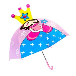 CHINEE Cartoon Children’s Vinyl Sunscreen Umbrella, Dual-Use Polyester Material, Customizable Logo Printing