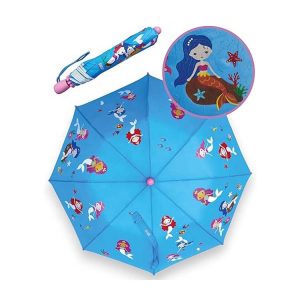 CHINEE Cartoon Toddler 3 Fold Umbrella, Children Automatic Custom Folding Umbrella, Customized Printing