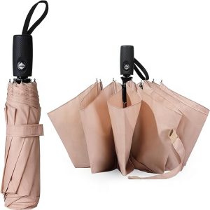 CHINEE Chinese Factory 10 Stick Folding Automatic Umbrella Lightweight Clear Folding Smart Umbrella 3 Fold Whole Seller