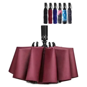 CHINEE Custom Logo Automatic Compact Umbrella Anti UV Windproof Structure Umbrella for Daily Commute and Business Travel
