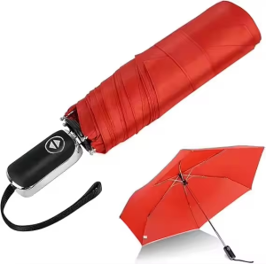 CHINEE Custom Logo Automatic Umbrella One Hand Operation Windproof Waterproof Umbrella for Business Commute and Daily Life