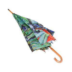 CHINEE Custom Logo Pattern 23 Inch Van Gogh Straight Umbrella to Paint