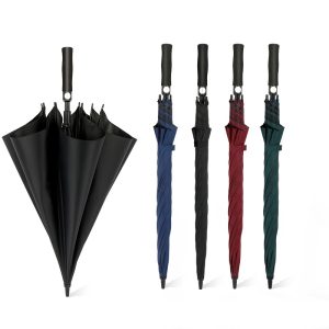 CHINEE Custom Logo Windproof Golf Umbrellas With Straight Design Promotional Coloured Printing Semi Automatic Umbrella