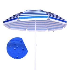 CHINEE Custom Printed Business Advertisement 170G Polyester Outdoor Adjustable Telescopic Umbrellas Stand Sunshade Beach Umbrellas