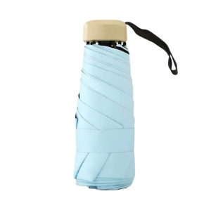 CHINEE Custom UV Protection Folding Capsule Mini Small UV Protection Umbrellas with Case