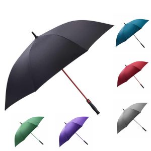 CHINEE Custom UV Resistant Straight Golf Umbrella Strong Semi Automatic Windproof Big Size High Quality Umbrella