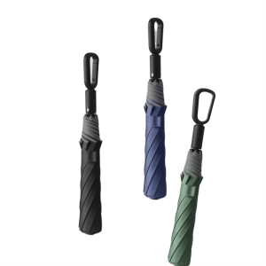 CHINEE Custom made Automatic Large scale Two fold Hook Umbrellas for Men Folding Sunshades Large Sizes