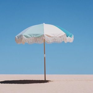 CHINEE Customized Logo Printed Advertising Polyester Outdoor Beach Umbrellas