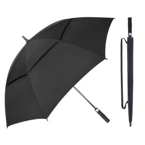 CHINEE Extra Large Automatic Double Layer Golf Umbrella for Men Modern Design Long Handled Business Umbrella