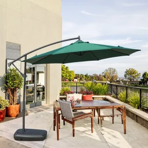 CHINEE Factory Waterproof Banana Sun Umbrellas Cantilever Hanging Design for Outdoor Leisure for Courtyards Hotels Parks Beaches Cafes