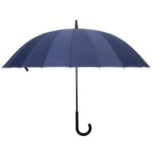 CHINEE Fantastic Custom Printed Straight Umbrella 24 Ribs Strong Windproof Straight Golf Umbrellas With Auto Open