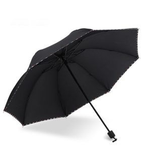 CHINEE Fantastic Umbrella Free Sample Promotional Waterproof 21 Inch 8 Ribs 170T Fabric Travel Umbrella 3 Fold Umbrella with logo
