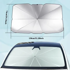 CHINEE Foldable Car Windshield Sun Shade Umbrella Interior Accessories Cover Coolride Windshield Sun Shade Umbrella