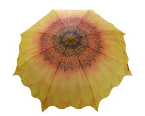 CHINEE Full Digital Printing Flower Design Daisy Creative Gift Sunflower Umbrella
