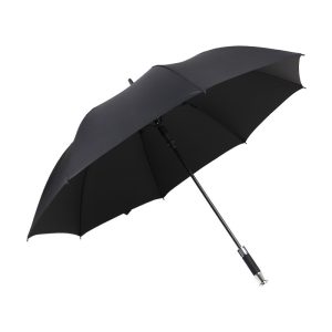 CHINEE Handle Straight Bone Umbrella Reinforced Automatic Umbrella UV protection Black Coated Color Business Umbrella
