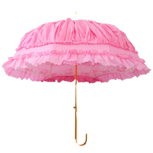 CHINEE High Quality 190T Nylon 8 Ribs Semi Automatic Pongee Fabric Romantic Dome Shape Princess Multilayer Umbrella for Wedding