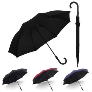 CHINEE High Quality Business Gift Umbrella Semi Automatic Windproof Golf Umbrella with Long Handle Custom Logo Rain Umbrella