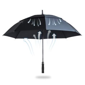 CHINEE Innovative 30 Inch Large EVA Handle Windproof logo Prints Big Luxury Promotional Custom Brand Golf Umbrella with logo