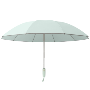 CHINEE LM L Compact Lightweight Automatic 3 Folding Adult Umbrella Torch LED Flashlight Modern Design for Travel Busy