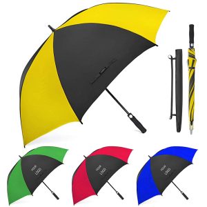 CHINEE Large Modern Design Extra Oversize Golf Umbrella 8K Ribs Semi Automatic Windproof Straight Style Business Gift