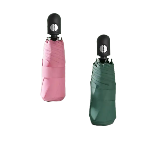 CHINEE Lightweight Windproof Semi Automatic Mini Umbrella Portable Compact for Travel Rain Business Gift Uv Resistant Hanging