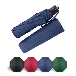 CHINEE Low MOQ 190T Pongee Fabric Waterproof Windproof Sun Rain Resistant 21inch Manual Open 3 Fold Umbrella