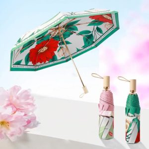 CHINEE Manufacturer Sombrillas Windproof Portable Customized logo Paraguas UV Sun Manual Open Umbrella
