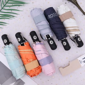CHINEE Mix Colors Folding Umbrella No Minimum Portable Mini Automatic 5 Folding Umbrella