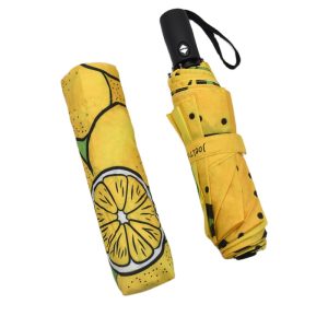 CHINEE New Design Automatic Good Selling Customized Print Compact Small Portable 3 Fold Umbrella